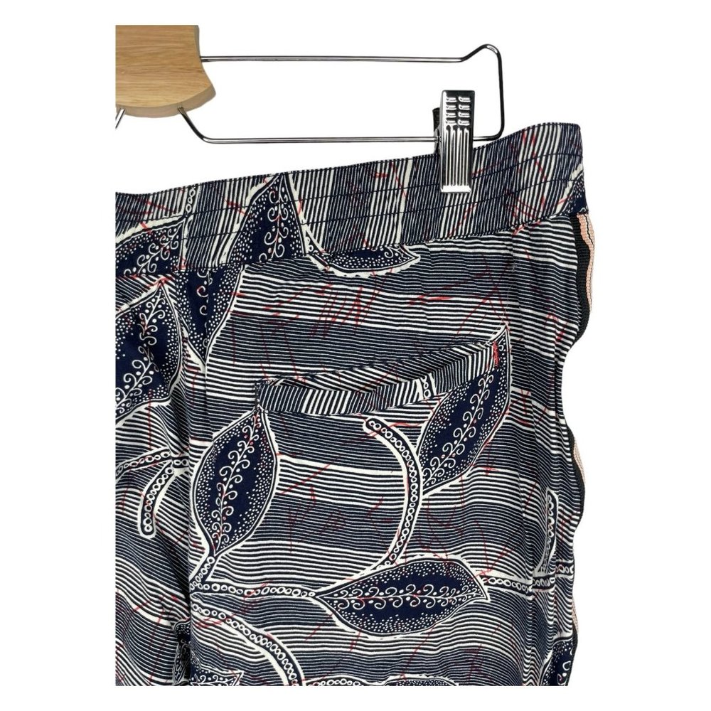 Anthro Abstract Pattern Jogger Side Stripe Size L - image 6